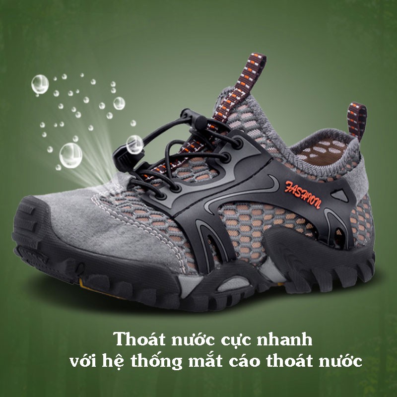 [Mã FAGREEN1505 giảm tới 30K đơn 99K] Giày Leo Núi - Trekking, Đi Phượt, Lội Suối - Nhanh Khô Fashion