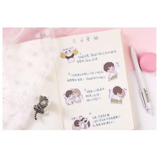 Bộ 45 Sticker Panda Dễ Thương E64