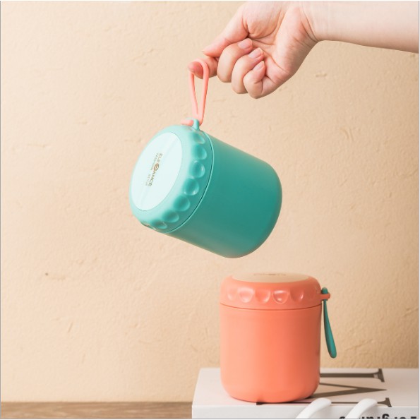 Cốc đựng canh, Cốc ủ cháo, Cốc đựng đồ ăn dặm cho bé ruột inox giữ nhiệt | BigBuy360 - bigbuy360.vn