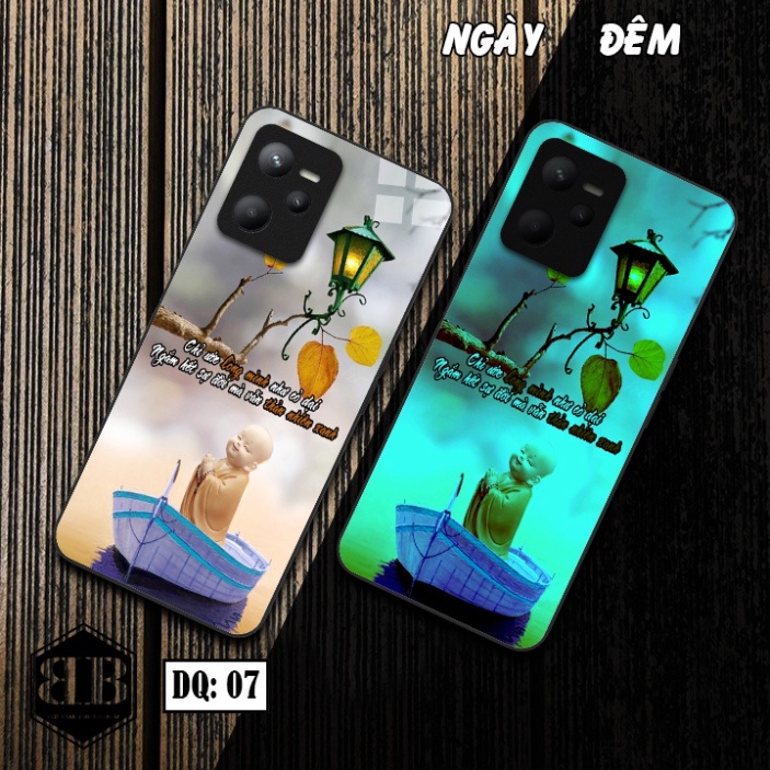 Ốp lưng kính Dạ Quang Realme C35 phát sáng trong đêm không thể chất hơn