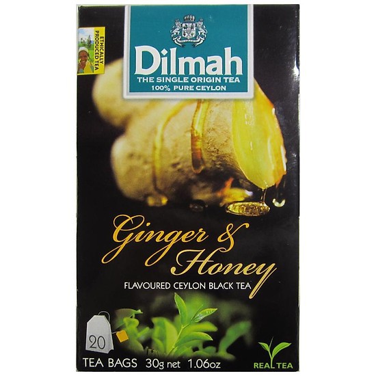 Trà Dilmah Gừng và Mật ong - Ginger & Honey 20 túi x 1.5 gram - TDM017