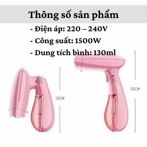 Bàn là hơi nước cầm tay mini gập gọn bàn là hơi nước cầm tay