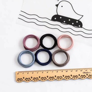 Set 3 Túi 100 Thun Lớn Loại Dày Dây Buộc Tóc Co Giãn Đa Năng Không Làm Đứt Hay Đau Tóc