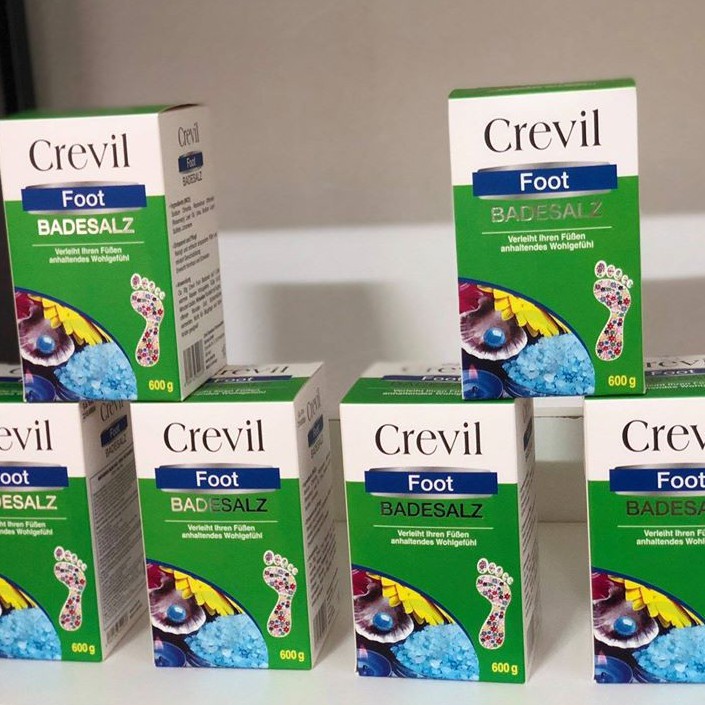Muối Ngâm Chân CREVIL Cho Bà Bầu, Sau Sinh, Trị Nhức Mỏi Xương Khớp, Trị khử Mùi Hôi Chân