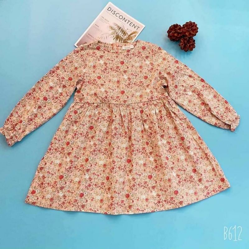 Váy bé gái tay dài Vnxk size 15_25 ký