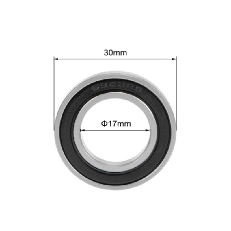 Bộ 10 bạc đạn 6903-2RS ABEC-1 17X30X7 mm 6903RS 61903 chất lượng cao