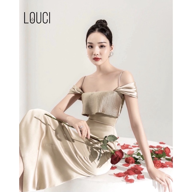 LOUCI - DONNA DRESS - Váy lụa xuông thanh lịch sang trọng