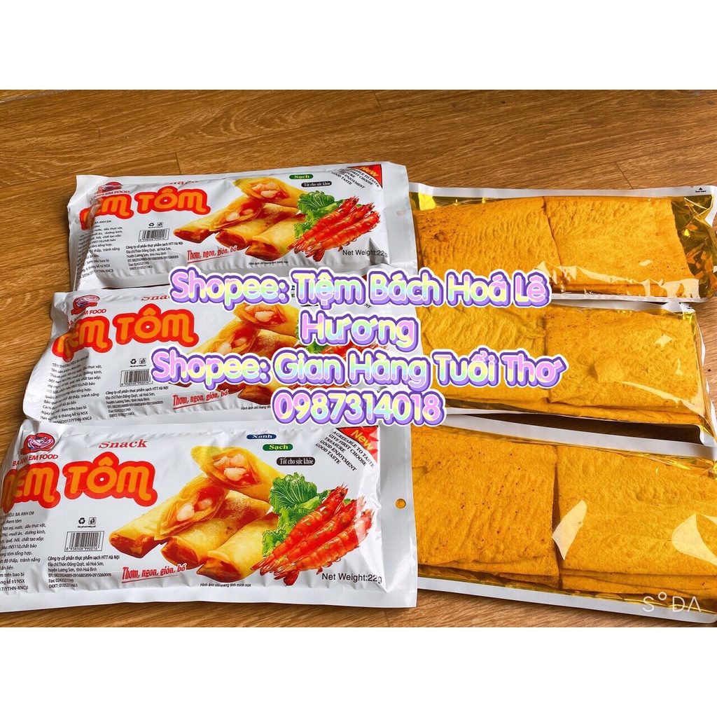 Bim bim snack Nem Tôm 1 bịch 30 gói