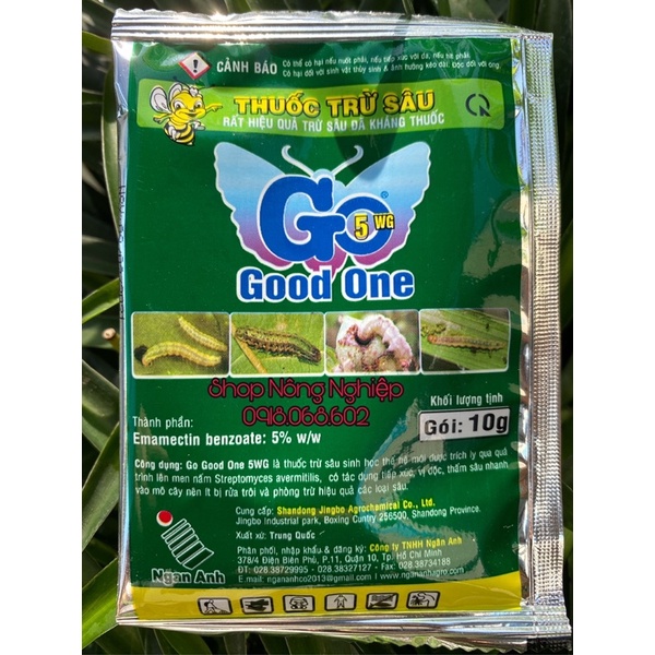 Go Good One 5WG 10gr, chuyên phòng trừ côn trùng cho cây