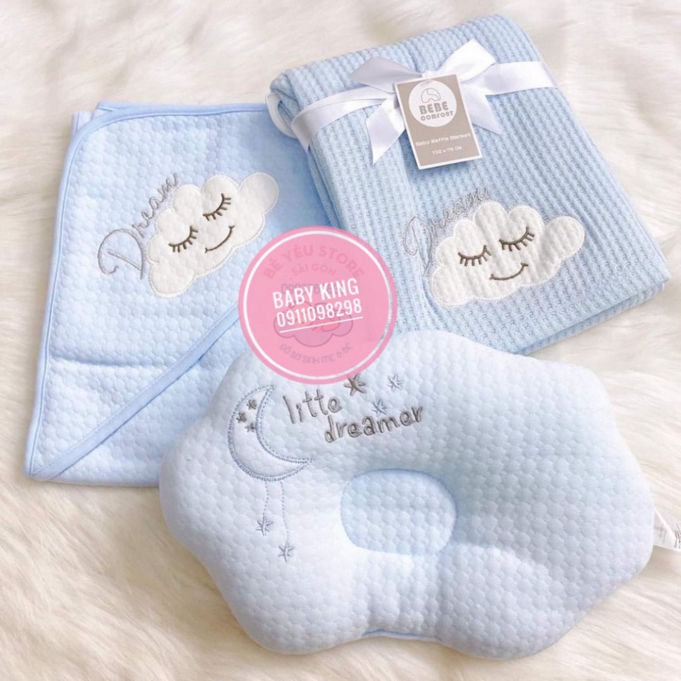 Gối chống bẹp đầu Baby Comfort cho bé - Gối lõm chống bẹp đầu cho bé