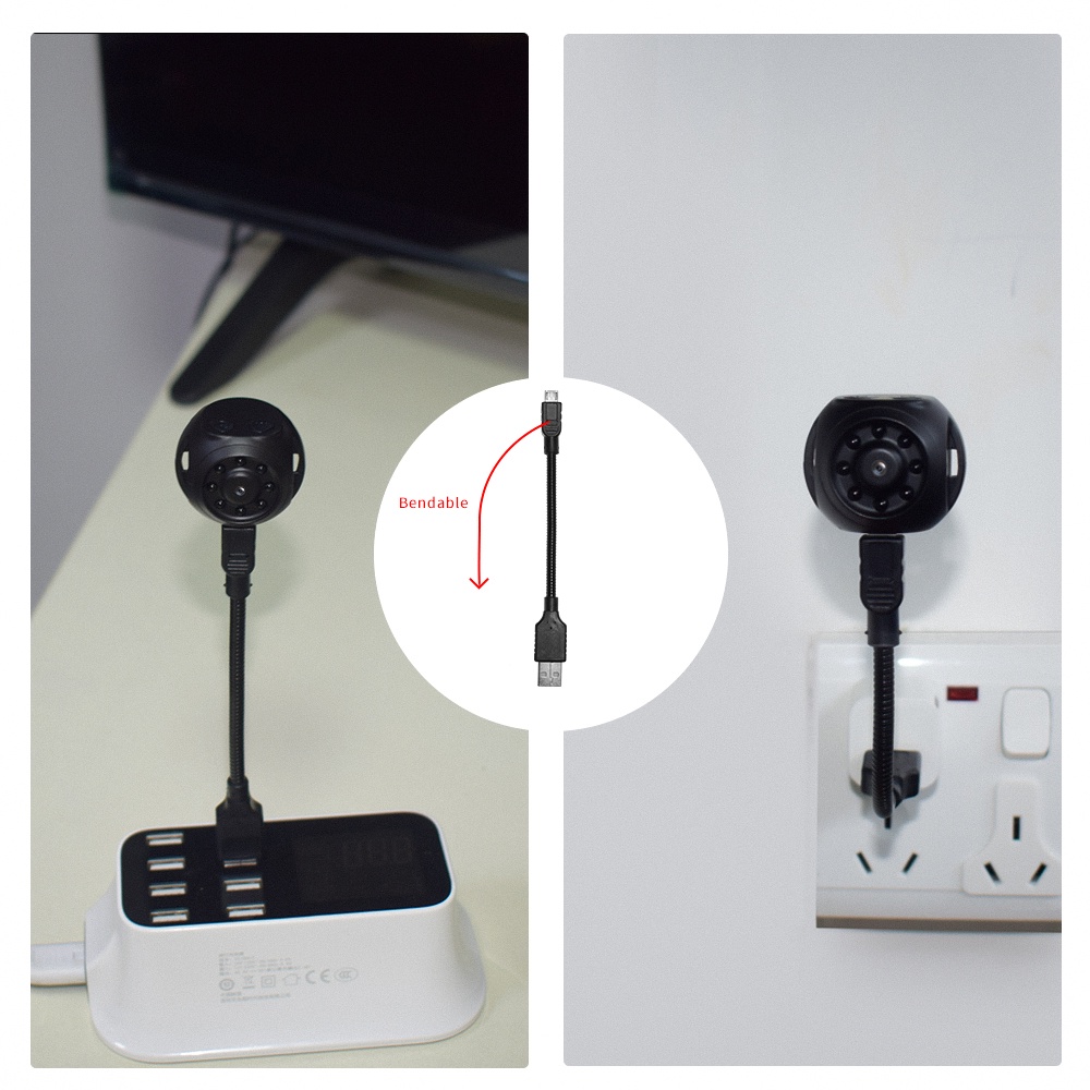 Camera Hồng Ngoại Mini CCTV 1080P Kết Nối WIFI, Hỗ Trợ Tầm Nhìn Ban Đêm