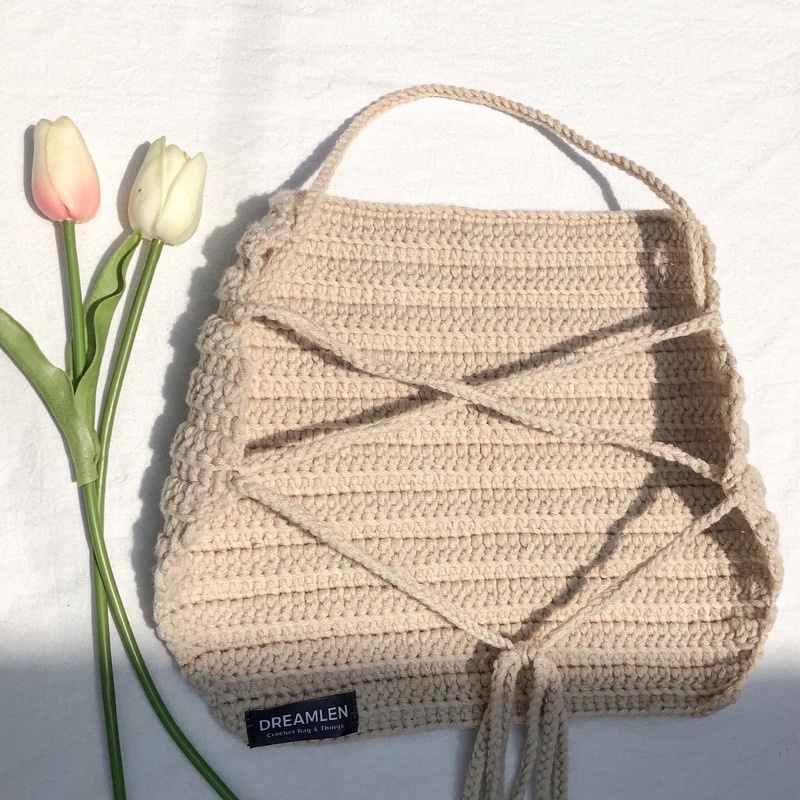 ✿ 𝙇𝙖𝙣𝙞 𝙏𝙤𝙥  ✿ Áo croptop len, handmade 100%