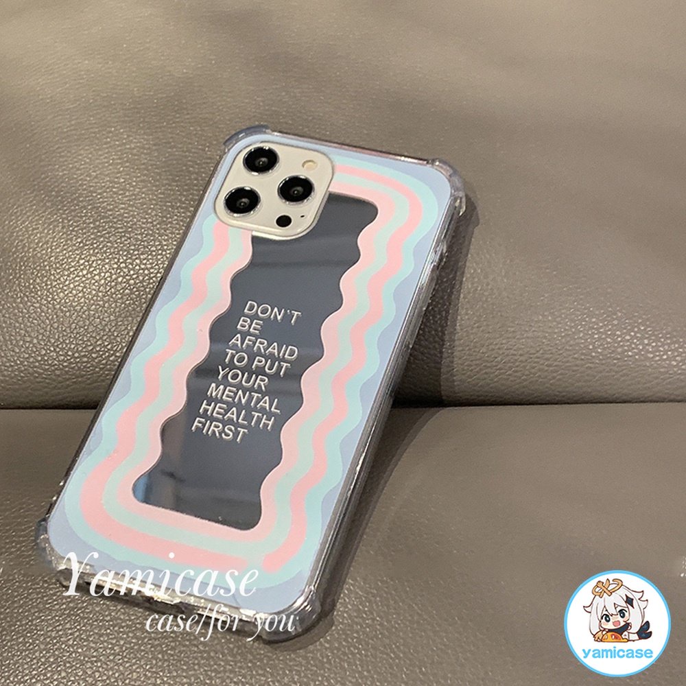 Ốp điện thoại TPU mềm mặt gương chống sốc chống rơi thích hợp cho IPhone 13 11 Pro Max X XR 8 7 Plus