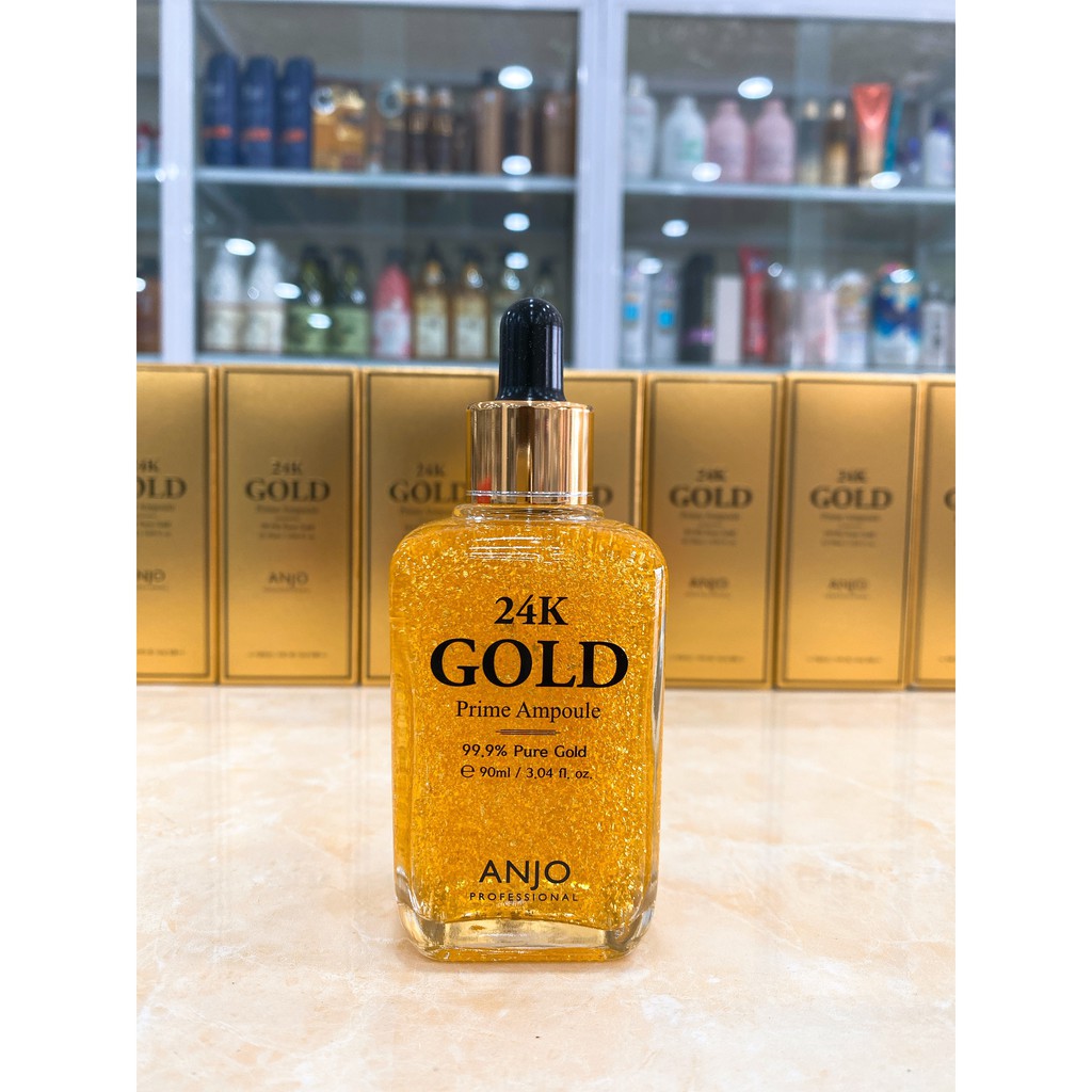 (90ml) Tinh Chất Serum Vàng 24k GOLD PRIME AMPOULE 99.9% PURE GOLD ANJO Hàn Quốc