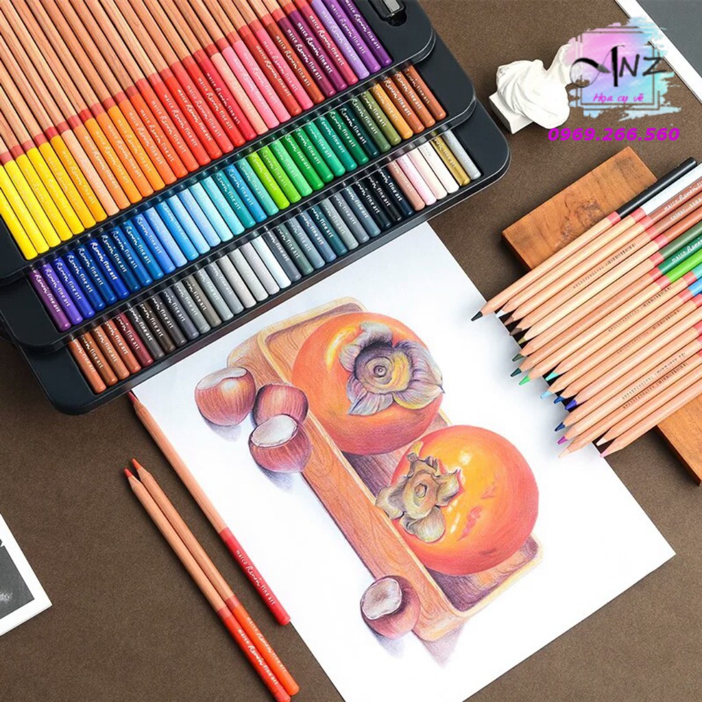 Chì màu gốc dầu CAO CẤP Marco Renoir 24/36/48/72/100/120 màu