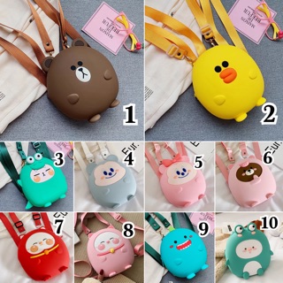 Balo Silicon Gấu Brown Ếch cho người lớn & bé