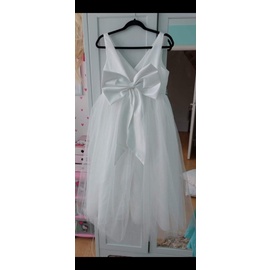 Đầm dạ hội dài NNJXD đính nơ to thời trang dự tiệc sinh nhật cho bé gái