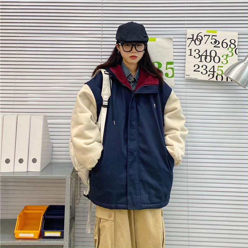 Áo Khoác Nữ Dáng Rộng Thời Trang Phong Cách Hàn Quốc