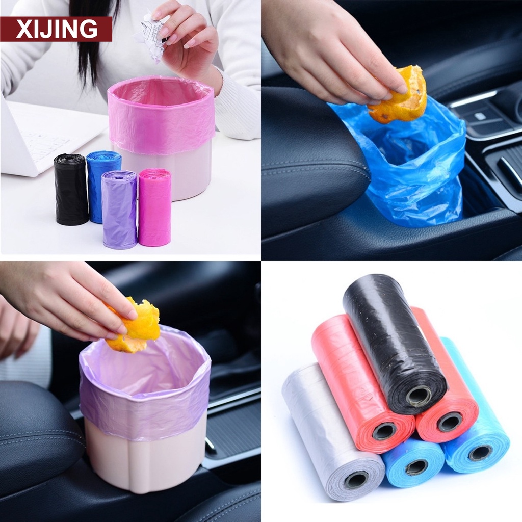 Túi đựng rác mini màu sắc ngẫu nhiên cho xe hơi văn phòng