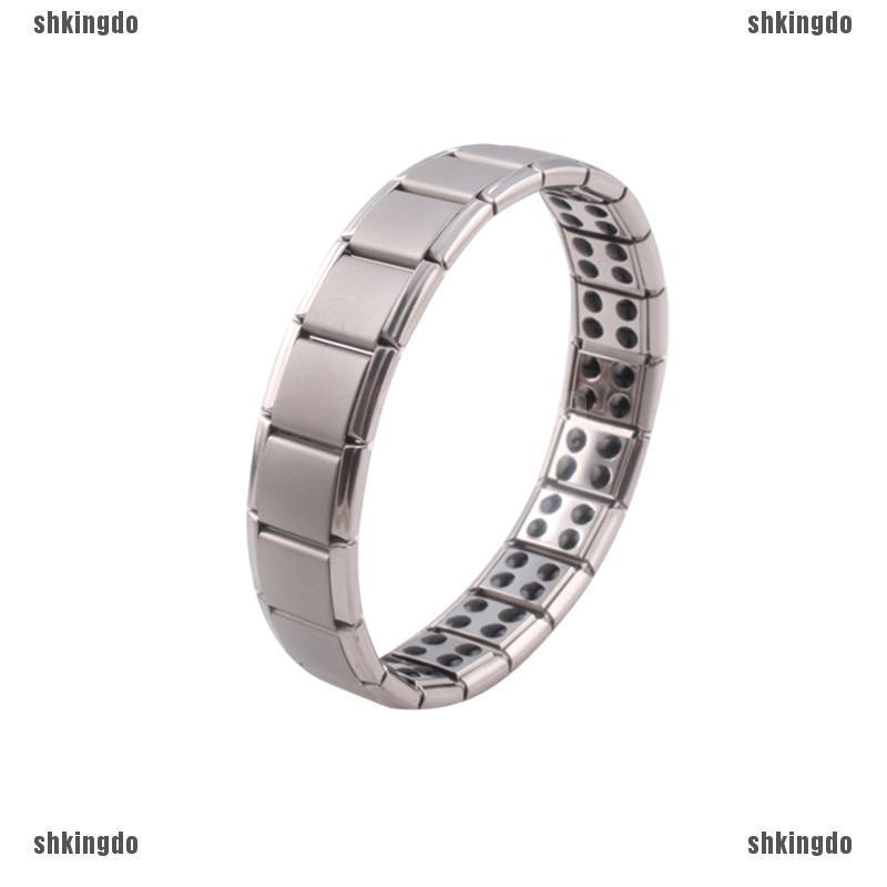 THINH Vòng tay nam châm phong thủy Germanium thời trang cho sức khỏe