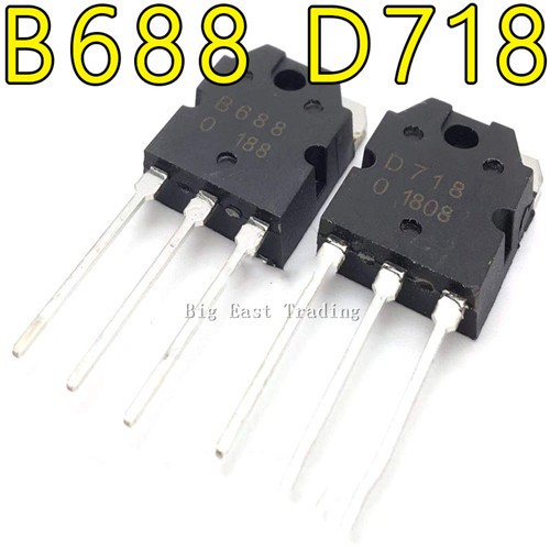 2SD718 (5 chiếc 10 chiếc 2SB688 D718 + 5 chiếc B688) TO-3P, đảm bảo chất lượng pxa (+ B688)