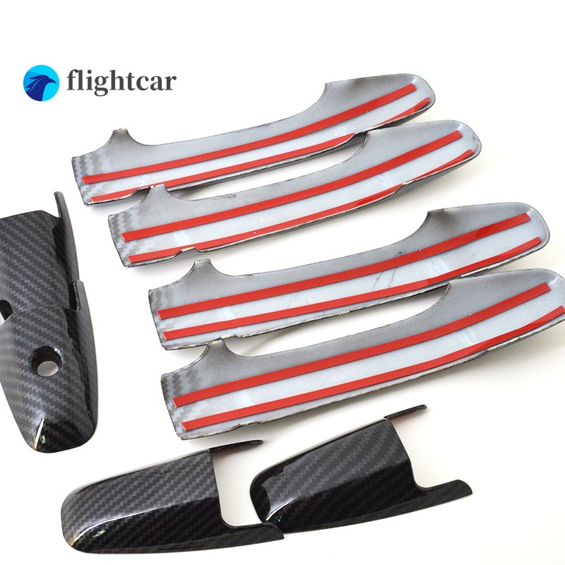 Ốp bọc tay nắm cửa xe hơi HONDA CIVIC FD 2006-2011 bằng sợi carbon 8th