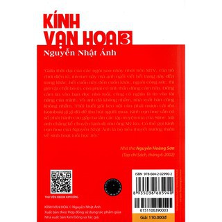 [Mã LIFE2410K giảm 10K đơn 20K] Sách-Kính vạn hoa (bộ dày 9 tập) - Tập 3