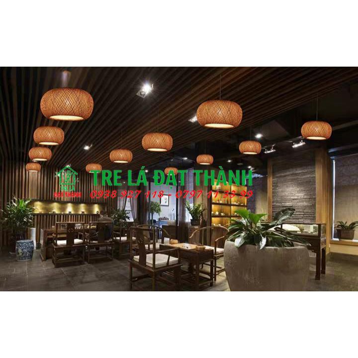 ĐÈN MÂY TRE ĐAN TREO TRẦN