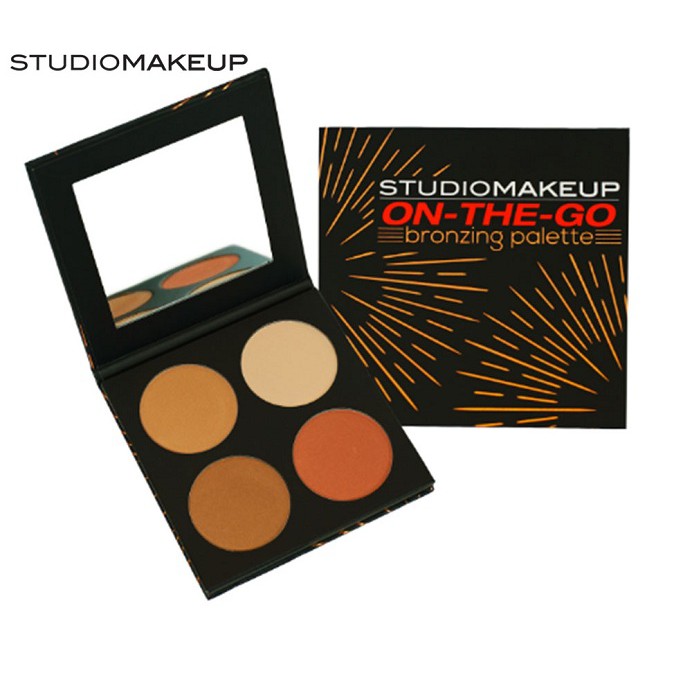 Bronzer STUDIOMAKEUP ON THE GO - BRONZING PALETTE SSP-04 bảng 4 ô