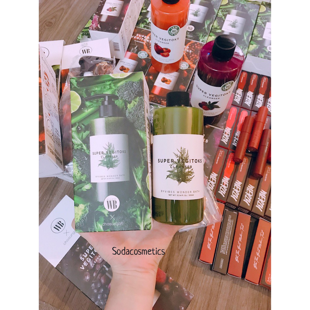 Sữa Rửa Mặt Thải Độc Rau Củ Super Vegitoks Cleanser 2019 | BigBuy360 - bigbuy360.vn