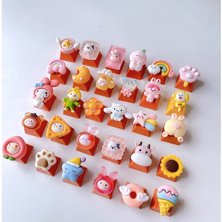 Keycap ngẫu nhiên dành cho bàn phím cơ đẹp nhiều màu