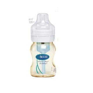 BÌNH SỮA DR.BROWN 120ML CỔ RỘNG NHỰA PES