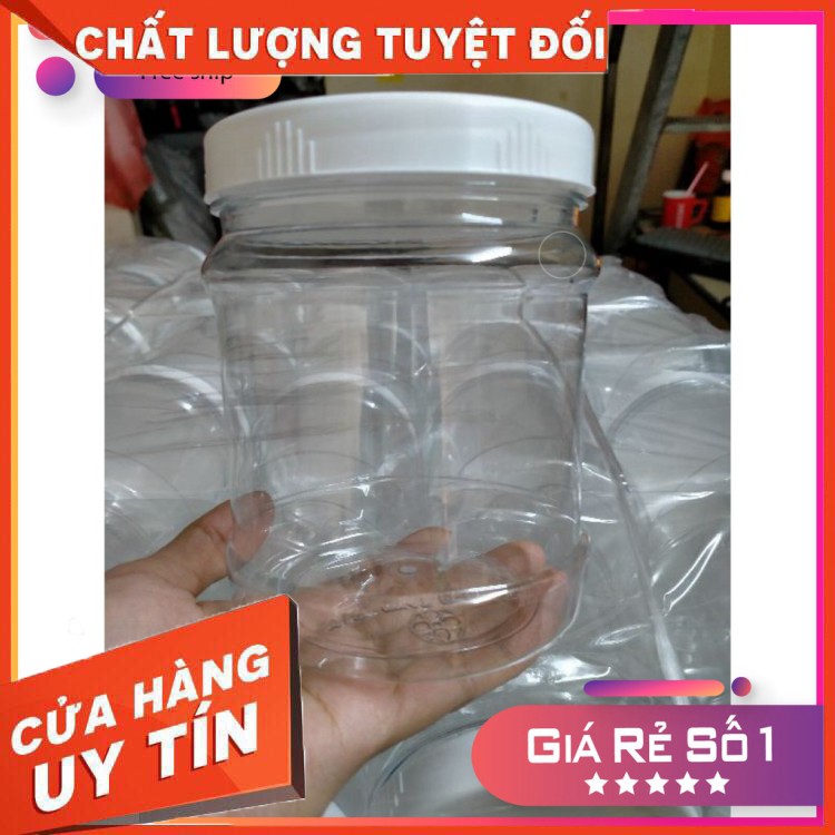 [Mã SRJULY1215 giảm 20K đơn 50K] Lọ Hũ Bằng Nhựa Việt Nhật Có Nắp Đựng Thực Phẩm Sạch Giá Rẻ