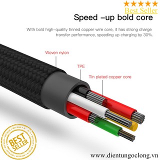 Cáp USB type-C ra Lightning Baseus Rapid Series