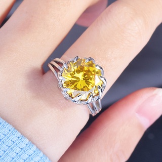 Livestream Diamond Ring, 7.5 Carat Lucky Lotus, Suitable for Babies