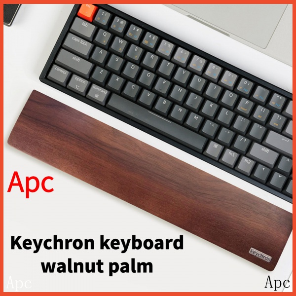 Bàn phím Keychron quả óc chó phần còn lại cổ tay hỗ trợ phần còn lại bằng gỗ nguyên khối thích hợp c