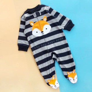 Sleepsuit Carter's liền tất hình thú cho bé trai 0-24m