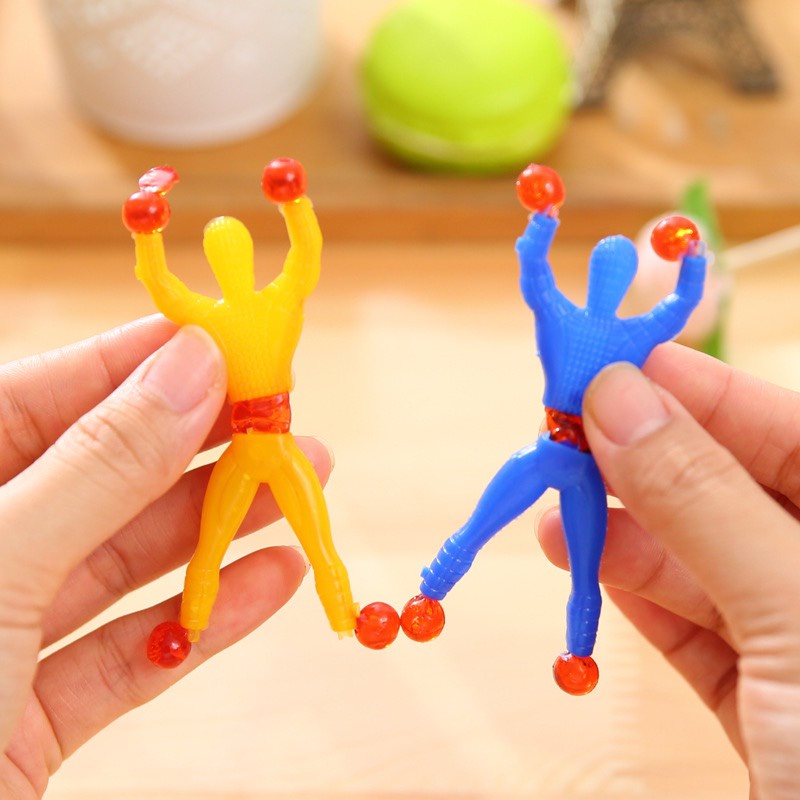 Đồ chơi người nhện dính tường leo núi vui nhộn nhiều màu sắc cho bé KingKids