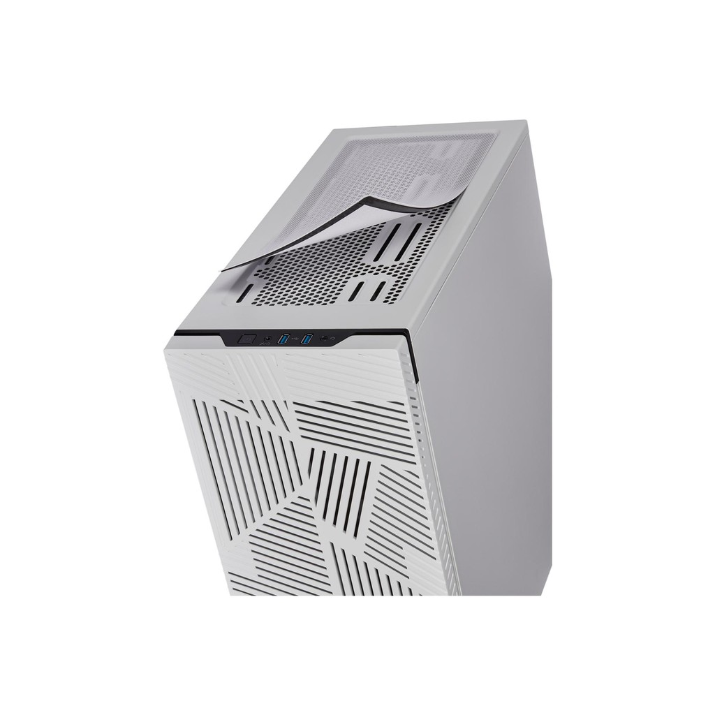 Vỏ máy tính cường lực Corsair  275R Airflow TG White