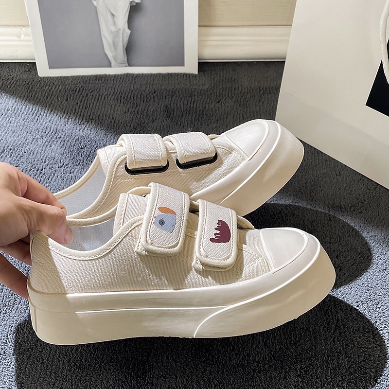 Giày thể thao nữ quai dán phong cách ulzzang Hàn quốc Hottrend JAENIA G017