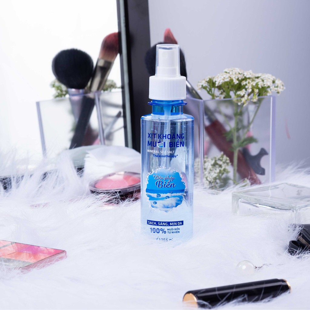 Xịt khoáng muối biển Dr. Muối - Bộ 2 chai 185ml - Cân bằng độ ẩm da mặt, giảm thâm mụn, trắng mịn - Viễn Đông Sài Gòn | BigBuy360 - bigbuy360.vn
