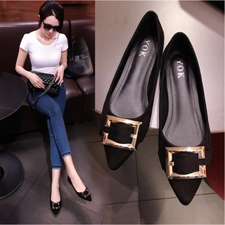 Giầy bệt da lộn êm chân N10