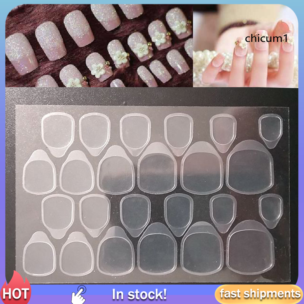 Set 24 Miếng Keo Dán Móng Giả An Toàn Tiện Lợi