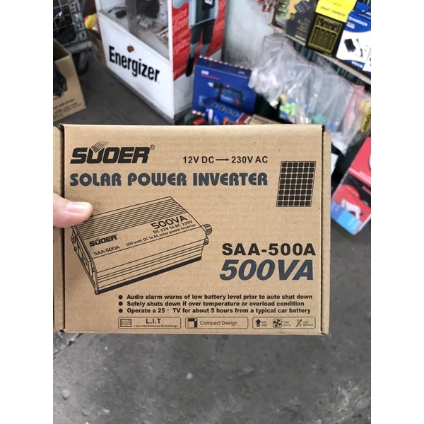 Bộ chuyển đổi 12V DC ra  220V AC(500W)