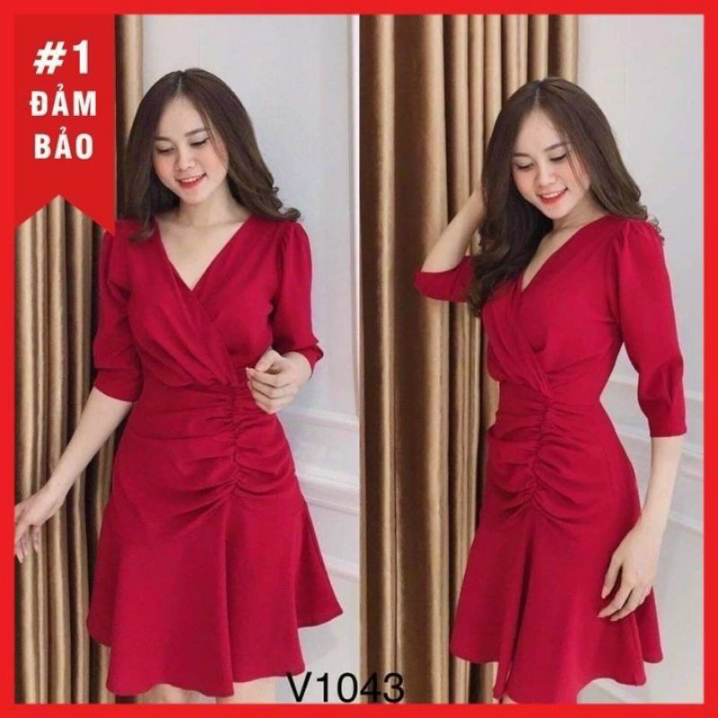 Đầm nhún eo bigsize 55 đến 90