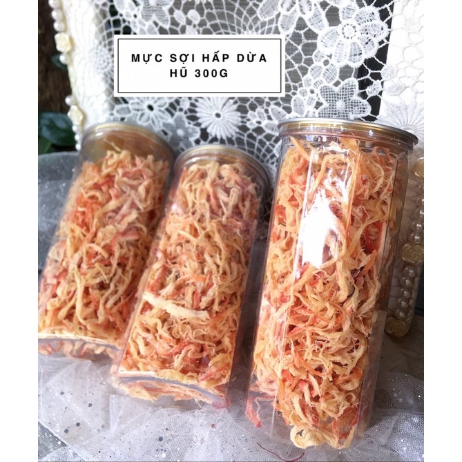 KHÔ MỰC SỢI HẤP DỪA