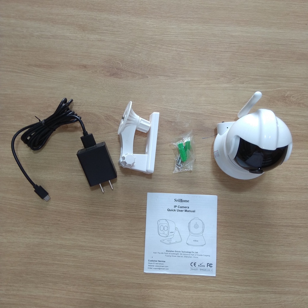 CAMERA SRIHOME SH020 chuẩn FULLHD+ Thẻ nhớ Dahua 32G.