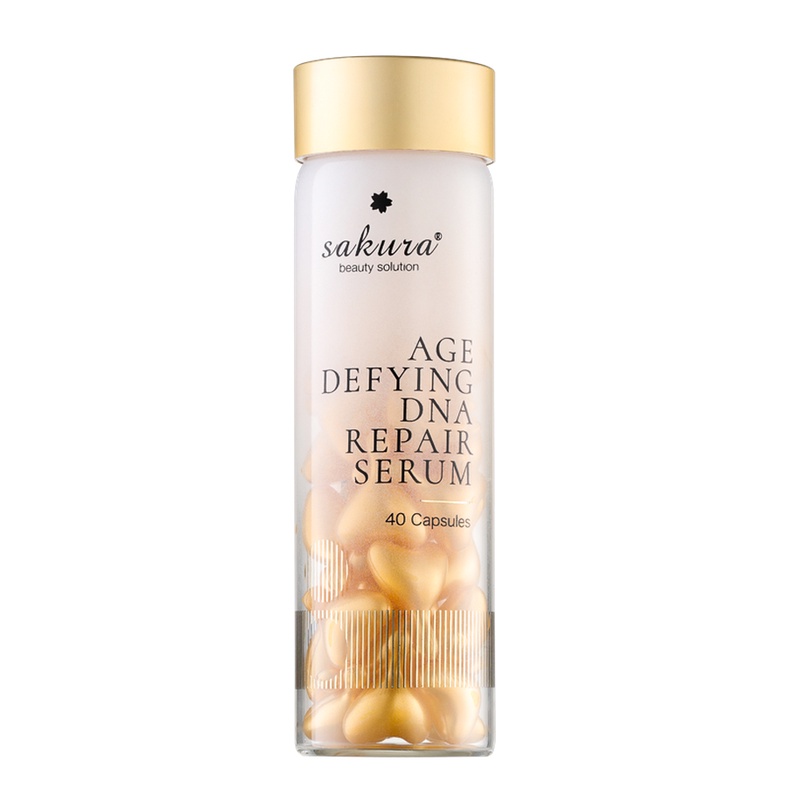 Sakura Placenta CoQ10 Serum chứa Tranexamic acid, tinh chất nhau thai Placenta, Co Enzym Q10, chiết xuất san hô, tảo biể