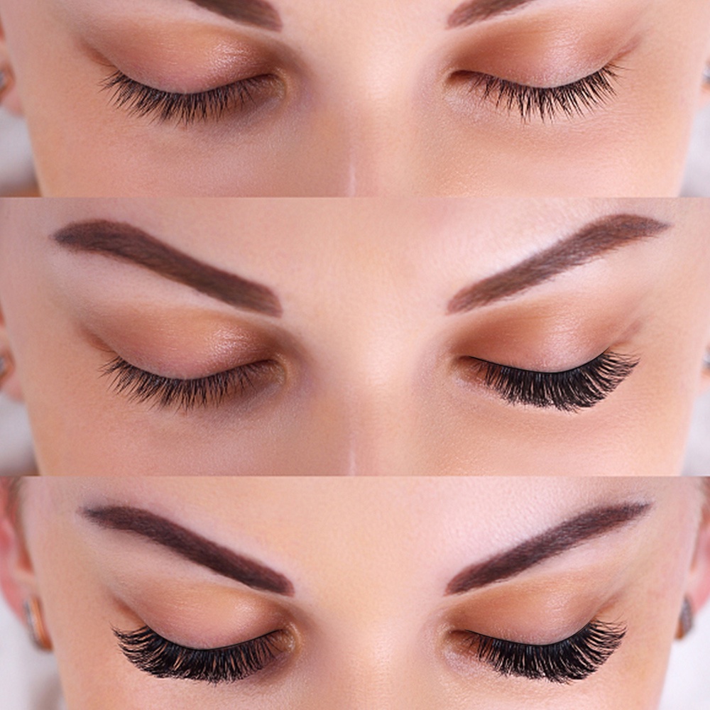 Hộp 50 Miếng Dán Lông Mi Giả Tự Dính Không Gây Dị Ứng Có Thể Tái Sử Dụng
