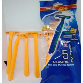 Gói dao cạo râu 5 cây 2 lưỡi razors